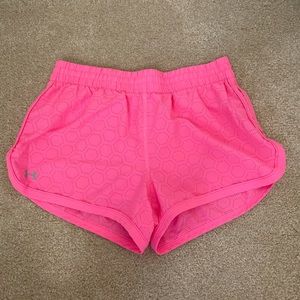 Pink Under Armour shorts